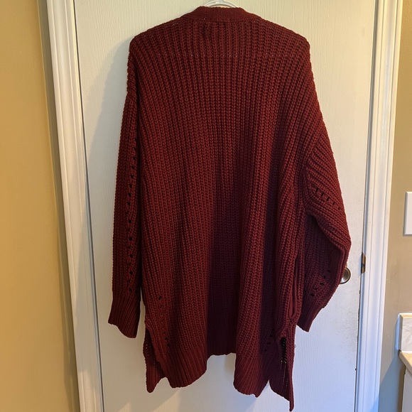 Red Cardigan, Dress Forum, M/L - Picture 2 of 2
